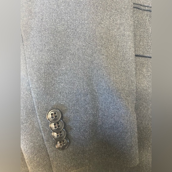 Tommy Hilfiger Thflex Colby Two Button Blazer dark grey Modern Pocket Notch 42S - Picture 5 of 10